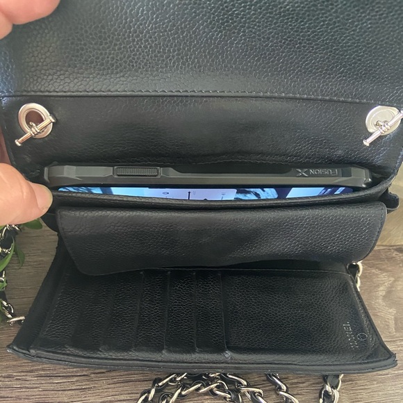 π€ β CHANEL Quilted WOC Wallet Chain Quilted Matelasse Crossbody Revamp - Picture 10 of 15